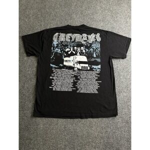 Mens Greyday 2024 G59 Records Tour Graphic T-Shirt Black, Size XL